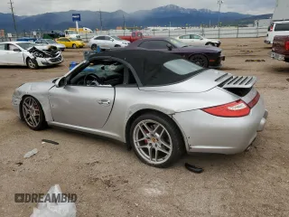 2009 Porsche 911 Carrera S with VIN WP0CB29919S755552, listed as a Copart auction lot 59403325 with 57,990 mi miles and Salvage title. Bid and sale history available at DreamBid. Image 2.