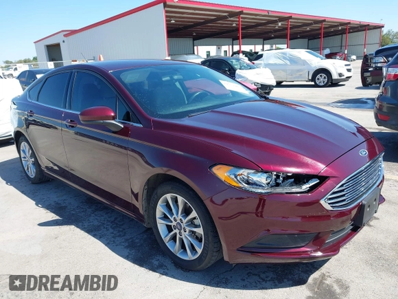 2017 Ford Fusion SE with VIN 3FA6P0HD7HR413239, listed as a IAAI auction lot 41971985 with 99,068 mi miles and . Bid and sale history available at DreamBid. Image 1.