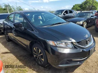 2014 Honda Civic Sedan EX with VIN 19XFB2F80EE054698, listed as a Copart auction lot 89171955 with 0 mi miles and Salvage Title. Bid and sale history available at carsss.com. Image 4.