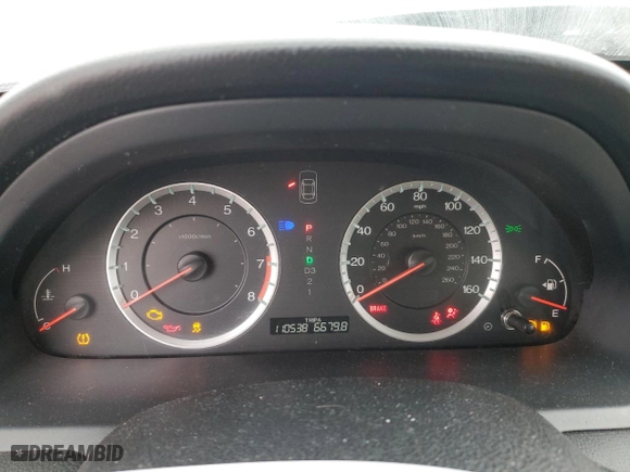 2011 Honda Accord Sdn LX with VIN 1HGCP2F33BA145313, listed as a Copart auction lot 80025354 with 110,538 mi miles and Salvage Title. Bid and sale history available at carsss.com. Image 9.
