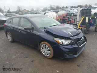 2019 Subaru Impreza with VIN 4S3GTAA6XK3722978, listed as a IAAI auction lot 41729838 with 38,168 mi miles. Bid and sale history available at carsss.com. Image 1.