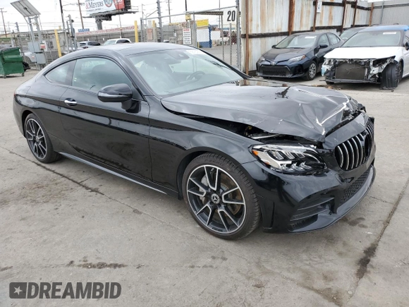 2023 Mercedes-Benz C 300 with VIN W1KWJ8DB3PG119749, listed as a Copart auction lot 56160605 with 13,281 mi miles and Salvage Title. Bid and sale history available at DreamBid. Image 4.