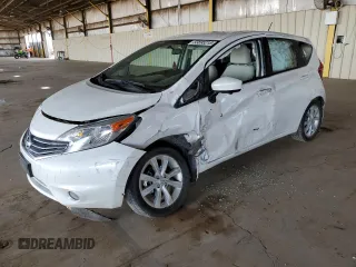2016 Nissan Note SL with VIN 3N1CE2CP3GL391020, listed as a Copart auction lot 53895215 with 26,507 mi miles and Salvage title. Bid and sale history available at DreamBid. Image 1.