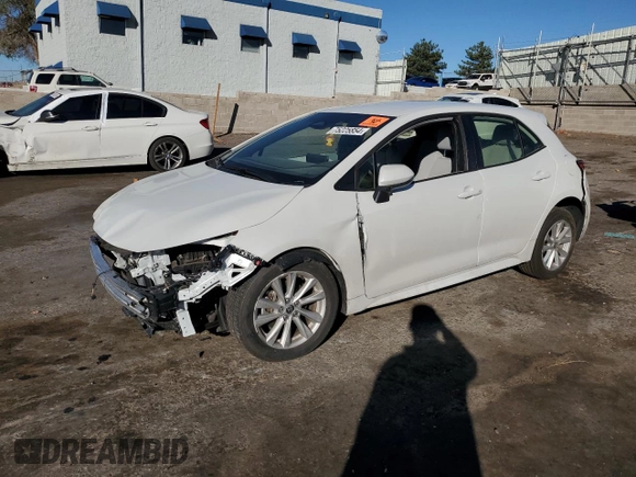 2024 Toyota Corolla SE with VIN JTND4MBE1R3214282, listed as a Copart auction lot 75225854 with Not Provided miles and Salvage Title. Bid and sale history available at DreamBid. Image 1.