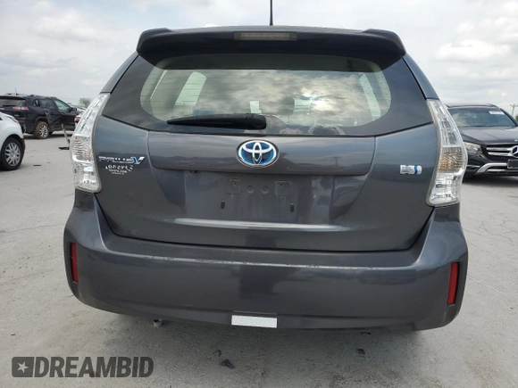 2013 Toyota Prius Two with VIN JTDZN3EU9D3195283, listed as a Copart auction lot 54975085 with 447,210 mi miles and Clean Title. Bid and sale history available at carsss.com. Image 6.