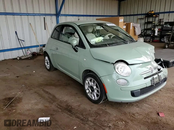 2013 FIAT 500 Pop with VIN 3C3CFFAR3DT534909, listed as a Copart auction lot 50593945 with 96,172 mi miles and Non repairable. Bid and sale history available at DreamBid. Image 10.