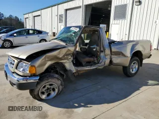 2001 Ford Ranger XL with VIN 1FTYR10U71TA74646, listed as a Copart auction lot 46139645 with 255,037 mi miles and Salvage title. Bid and sale history available at DreamBid. Image 1.