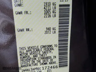 2014 Nissan Altima 2.5 SV with VIN 1N4AL3AP9EC172466, listed as a Copart auction lot 69686584 with 127,843 mi miles and Salvage Title. Bid and sale history available at carsss.com. Image 13.