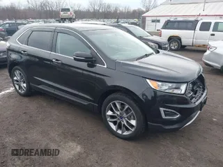 2015 Ford Edge Titanium with VIN 2FMTK4K85FBB54949, listed as a IAAI auction lot 41640744 with 82,151 mi miles. Bid and sale history available at carsss.com. Image 1.