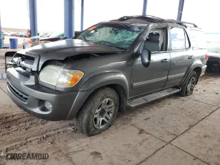 2006 Toyota Sequoia SR5 with VIN 5TDBT44A06S259426, listed as a Copart auction lot 48612445 with 277,671 mi miles and Salvage Title. Bid and sale history available at carsss.com. Image 1.