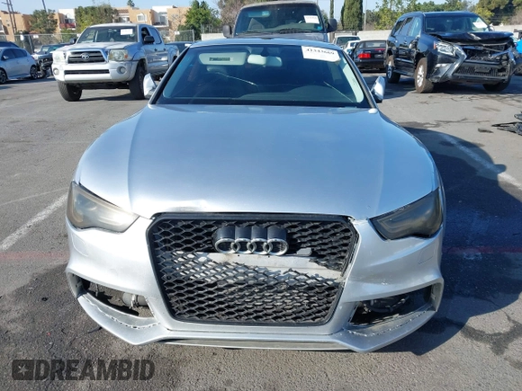 2012 Audi A5 2.0T Premium with VIN WAUCFAFR4CA000909, listed as a IAAI auction lot 41343669 with 193,211 mi miles. Bid and sale history available at carsss.com. Image 12.