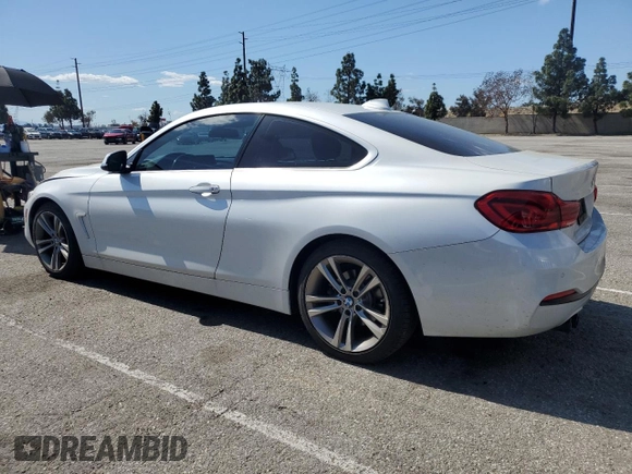 2019 BMW 4 Series 430i with VIN WBA4W3C51KAG91402, listed as a Copart auction lot 47631785 with 81,039 mi miles and Salvage Title. Bid and sale history available at carsss.com. Image 2.