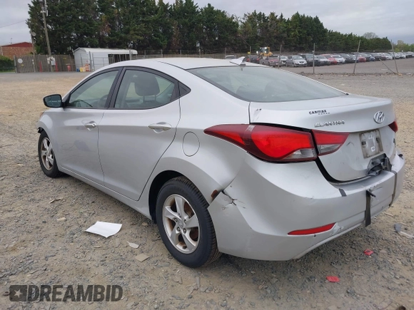 2015 Hyundai Elantra SE z VIN 5NPDH4AE2FH651542, wystawiony jako IAAI lot #42085090 z przebiegiem 168 210 mil mil oraz . Historia ofert i sprzedaży dostępna na DreamBid. Obrazek 3.