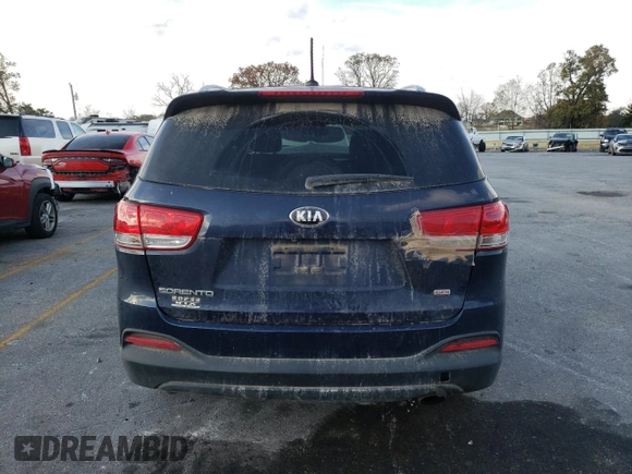 2016 Kia Sorento LX with VIN 5XYPG4A30GG169384, listed as a Copart auction lot 77208264 with 300,050 mi miles and Salvage Title. Bid and sale history available at carsss.com. Image 6.