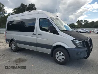 2015 Mercedes-Benz Sprinter Passenger with VIN WDZPE7CC0F5994594, listed as a Copart auction lot 74563654 with 187,823 mi miles and Salvage Title. Bid and sale history available at carsss.com. Image 4.