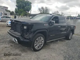 2020 GMC Sierra 1500 Denali with VIN 3GTU9FEL0LG442144, listed as a Copart auction lot 50822905 with 33,227 mi miles and Salvage Title. Bid and sale history available at DreamBid. Image 1.
