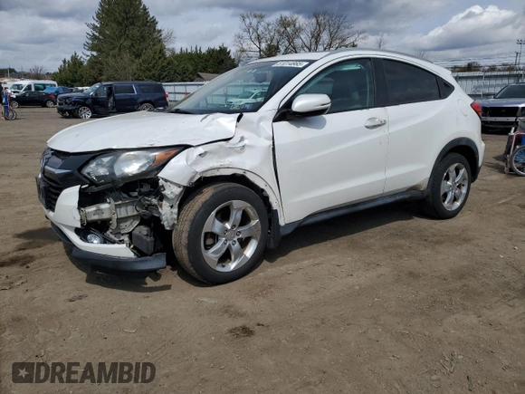 2016 Honda HR-V EX-L w/Navi with VIN 3CZRU6H74GM708995, listed as a Copart auction lot 51014865 with 105,957 mi miles and Salvage Title. Bid and sale history available at carsss.com. Image 1.