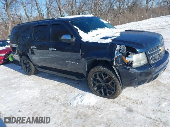 2008 Chevrolet Suburban Commercial with VIN 1GNFK16368J110091, listed as a IAAI auction lot 41328554 with 257,432 mi miles. Bid and sale history available at carsss.com. Image 1.