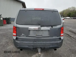 2012 Honda Pilot EX-L with VIN 5FNYF4H67CB020575, listed as a Copart auction lot 52577515 with 0 mi miles and Salvage Title. Bid and sale history available at carsss.com. Image 6.