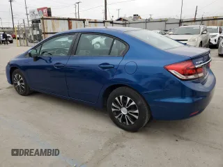 2015 Honda Civic Sedan LX with VIN 19XFB2F5XFE220989, listed as a Copart auction lot 55122805 with 116,410 mi miles and Salvage Title. Bid and sale history available at carsss.com. Image 2.