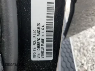 2025 Ram 1500 Big Horn z VIN 1C6RRFFG1SN523805, wystawiony jako Copart lot #57298595 z przebiegiem 3 557 mil mil oraz Szkoda całkowita • Salvage title. Historia ofert i sprzedaży dostępna na DreamBid. Obrazek 13.
