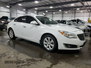 2014 Buick Regal Premium I with VIN 2G4GM5ER6E9241934, listed as a Copart auction lot 50411645 with 130,134 mi miles and Salvage title. Bid and sale history available at DreamBid. Image 4.