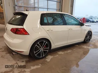 2017 Volkswagen Golf GTI S with VIN 3VW447AU5HM030228, listed as a IAAI auction lot 41497809 with 75,101 mi miles. Bid and sale history available at carsss.com. Image 4.