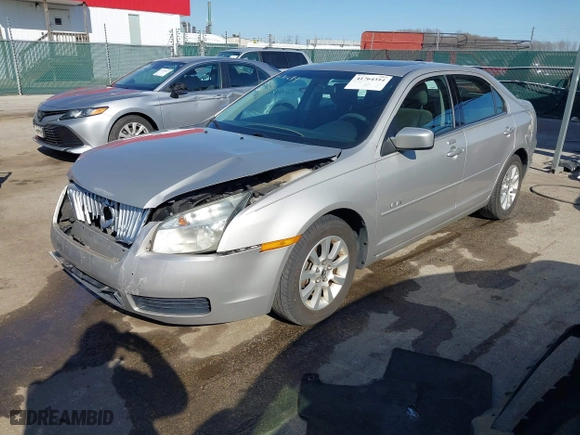 2008 Mercury Milan with VIN 3MEHM07Z58R633485, listed as a IAAI auction lot 41764314 with 60,842 mi miles. Bid and sale history available at carsss.com. Image 18.