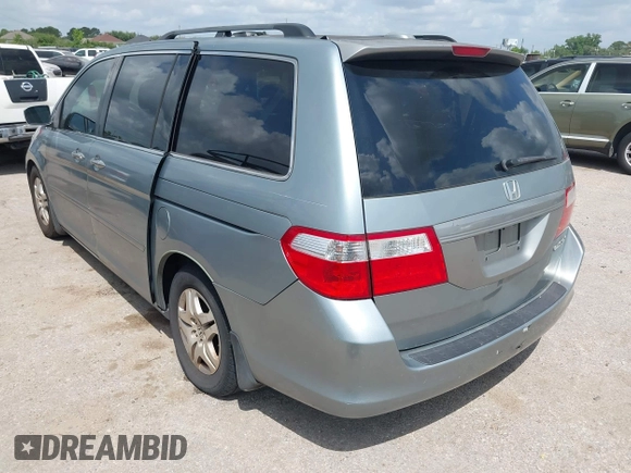 2005 Honda Odyssey EX-L with VIN 5FNRL38735B118506, listed as a IAAI auction lot 42101540 with 159,688 mi miles. Bid and sale history available at carsss.com. Image 3.