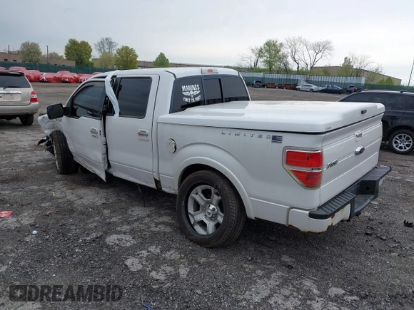 2011 Ford F-150 Lariat with VIN 1FTFW1E63BFB80098, listed as a IAAI auction lot 42038087 with 243,992 mi miles. Bid and sale history available at carsss.com. Image 3.