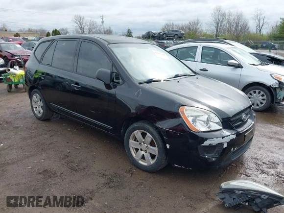 2008 Kia Rondo EX with VIN KNAFG525287175488, listed as a IAAI auction lot 41941146 with 162,000 mi miles. Bid and sale history available at carsss.com. Image 1.