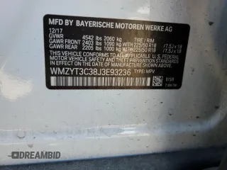 2018 MINI Countryman Cooper S with VIN WMZYT3C38J3E93236, listed as a Copart auction lot 49837715 with 45,306 mi miles and Salvage Title. Bid and sale history available at carsss.com. Image 13.