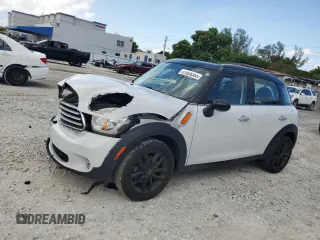 2013 MINI Countryman with VIN WMWZB3C5XDWM31715, listed as a Copart auction lot 57028565 with 95,453 mi miles and Salvage title. Bid and sale history available at DreamBid. Image 1.