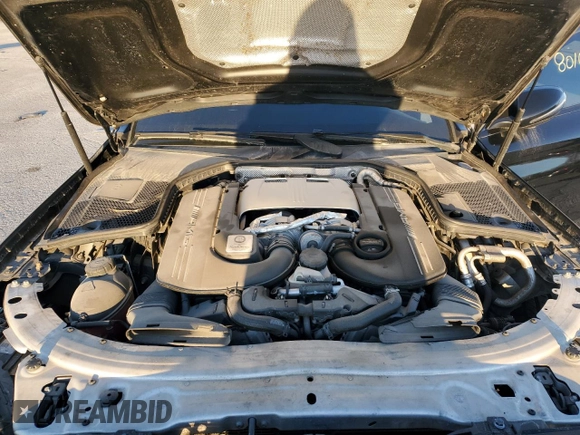 2017 Mercedes-Benz C 63 AMG with VIN 55SWF8GB3HU233221, listed as a Copart auction lot 84901404 with 80,106 mi miles and Salvage title. Bid and sale history available at DreamBid. Image 11.