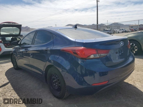 2016 Hyundai Elantra SE with VIN 5NPDH4AEXGH758842, listed as a Copart auction lot 49199524 with 155,813 mi miles and Clean Title. Bid and sale history available at DreamBid. Image 2.
