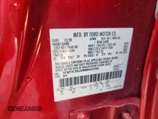 2021 Ford Mustang Mach-E Premium z VIN 3FMTK3SU5MMA03399, wystawiony jako Copart lot #62532305 z przebiegiem 50 427 mil mil oraz Szkoda całkowita • Salvage title. Historia ofert i sprzedaży dostępna na DreamBid. Obrazek 14.