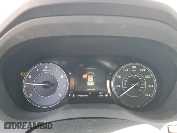 2019 Acura RDX w/Advance Pkg with VIN 5J8TC1H73KL007426, listed as a Copart auction lot 47096625 with 78,287 mi miles and Salvage Title. Bid and sale history available at carsss.com. Image 9.