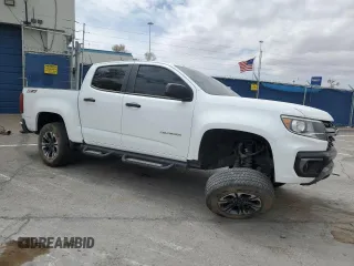 2022 Chevrolet Colorado 2WD Z71 with VIN 1GCGSDEN7N1143761, listed as a Copart auction lot 48074005 with 46,920 mi miles and Salvage title. Bid and sale history available at DreamBid. Image 4.