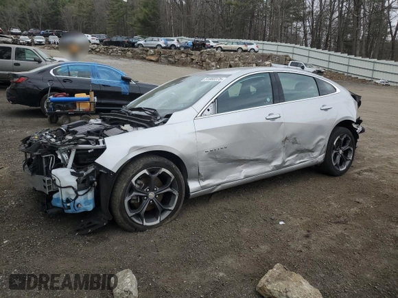 2022 Chevrolet Malibu LT with VIN 1G1ZD5ST3NF112529, listed as a Copart auction lot 51960375 with 39,798 mi miles and Non Repairable. Bid and sale history available at DreamBid. Image 1.