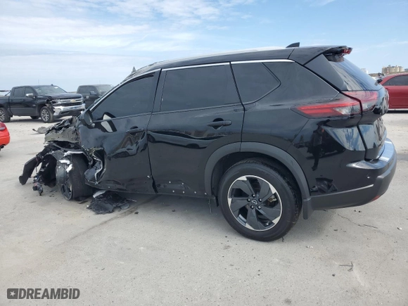 2024 Nissan Rogue SV with VIN 5N1BT3BA6RC711653, listed as a Copart auction lot 47695115 with 10,942 mi miles and Salvage Title. Bid and sale history available at carsss.com. Image 2.