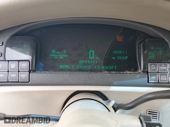 1999 Cadillac DeVille z VIN 1G6KD54Y7XU801251, wystawiony jako Copart lot #52819854 z przebiegiem 180 871 mil mil oraz Szkoda całkowita • Salvage title. Historia ofert i sprzedaży dostępna na DreamBid. Obrazek 9.