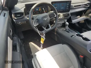 2024 Ford Mustang EcoBoost with VIN 1FA6P8TH7R5105582, listed as a Copart auction lot 62983705 with 14,984 mi miles and Salvage title. Bid and sale history available at DreamBid. Image 8.