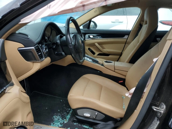 2015 Porsche Panamera 4 with VIN WP0AA2A73FL002308, listed as a Copart auction lot 51552894 with 0 mi miles and Salvage Title. Bid and sale history available at carsss.com. Image 7.