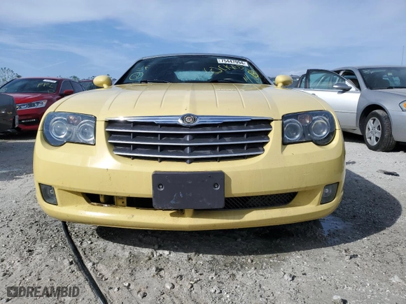 2005 Chrysler Crossfire Limited with VIN 1C3AN65L45X045327, listed as a Copart auction lot 75447094 with 0 mi miles and Non Repairable. Bid and sale history available at carsss.com. Image 5.