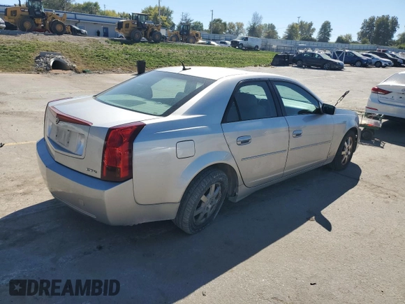 2007 Cadillac CTS with VIN 1G6DP577770168244, listed as a Copart auction lot 74907334 with 107,630 mi miles and Salvage Title. Bid and sale history available at DreamBid. Image 3.