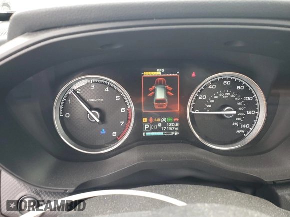 2023 Subaru Forester Touring with VIN JF2SKARCXPH421629, listed as a Copart auction lot 57392635 with 17,157 mi miles and Salvage title. Bid and sale history available at DreamBid. Image 9.