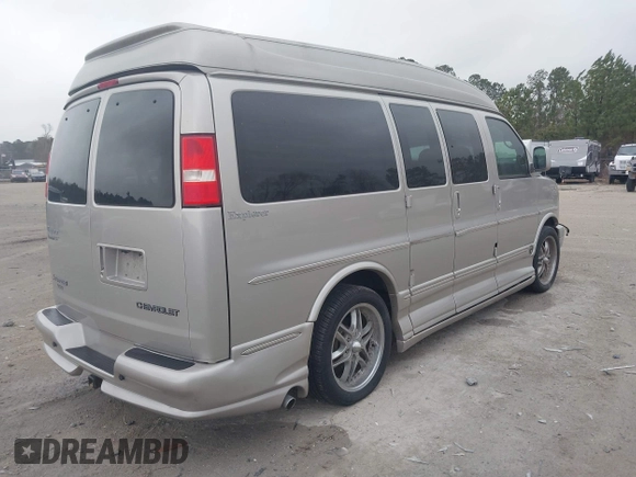2006 Chevrolet Express Passenger with VIN 1GBFG15T161152066, listed as a IAAI auction lot 41734299 with 95,443 mi miles and . Bid and sale history available at DreamBid. Image 4.