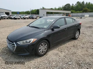 2017 Hyundai Elantra SE with VIN KMHD74LF2HU361038, listed as a Copart auction lot 58988105 with 165,547 mi miles and Salvage title. Bid and sale history available at DreamBid. Image 1.