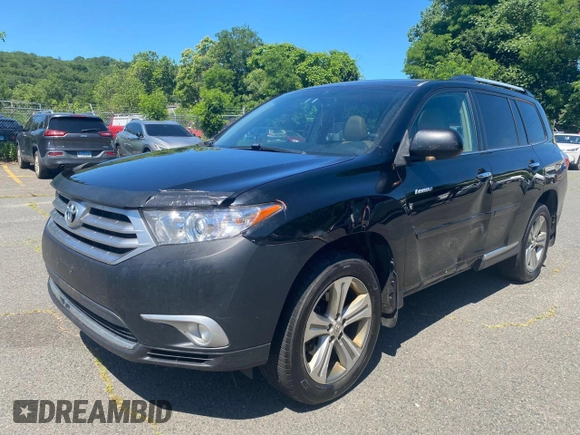2012 Toyota Highlander Limited with VIN 5TDDK3EH1CS154763, listed as a Copart auction lot 62925725 with 347,686 mi miles and Clean title. Bid and sale history available at DreamBid. Image 2.