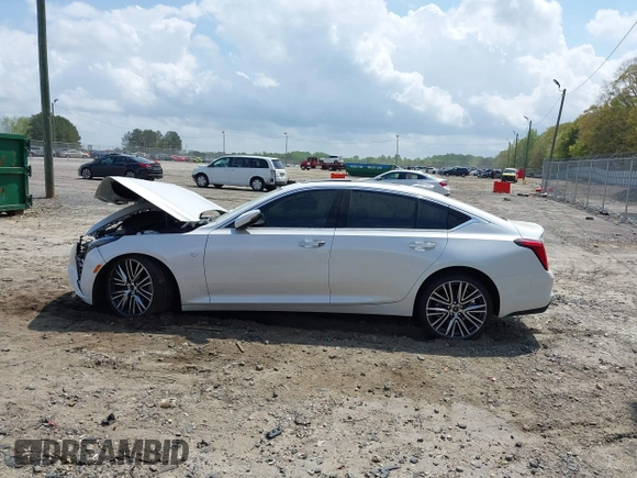 2025 Cadillac CT5 Premium Luxury z VIN 1G6DN5RW3S0106486, wystawiony jako IAAI lot #41960349 z przebiegiem 7 874 mil mil oraz . Historia ofert i sprzedaży dostępna na DreamBid. Obrazek 14.
